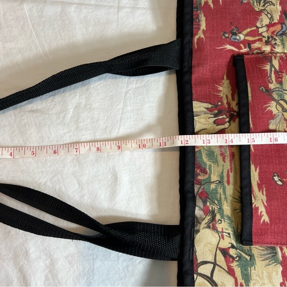 Sally Spicer, Western cowboy rodeo canvas, double handle tote bag - Picture 15 of 16